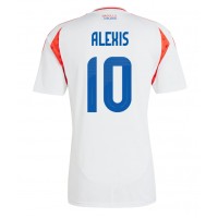 Camiseta Chile Alexis Sanchez #10 Segunda Equipación Replica Copa America 2024 mangas cortas